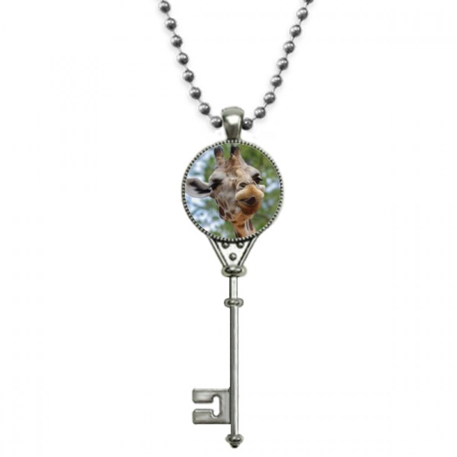 Organismo terrestre ciervos animal salvaje Colgante Collar Vintage Llavero Plata Joyas Unbranded M