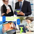 thumbnail image 4 of elitegadget Case for Samsung Galaxy Tab S10 FE+/S10 FE Plus 13.1 Inch 2025 Released - Dual Layer Protective Hybrid Cover Case with Kickstand (Navy Blue/Green), 4 of 5