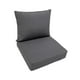 thumbnail image 4 of Juego de cojines de asiento profundos para exteriores, cojines de repuesto universales de uso general. Gris oscuro, 4 of 9