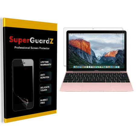 [3-Pack] For MacBook 12 inch (2015-2017) - SuperGuardZ Ultra Clear Screen Protector [Anti-Scratch, Anti-Bubble] + LED Stylus