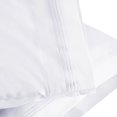thumbnail image 2 of 1000-Thread Count 100% Egyptian Cotton Classy Solid Pillowcase Set White / Standard, 2 of 3