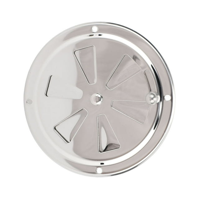 Couverture de Ventilation Ronde en Acier Inoxydable de Qualité Marine avec Bouton Latéral pour Bateau Yacht RV Cabine