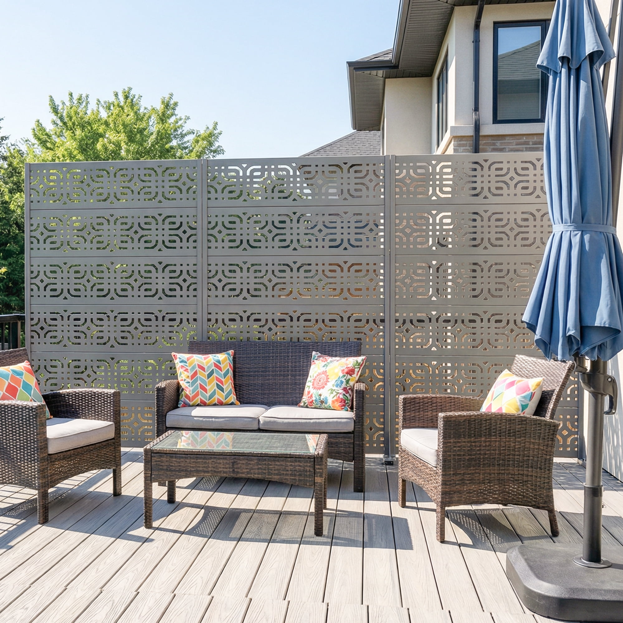 Outdoor Metal Privacy Screen