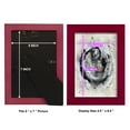 thumbnail image 4 of Circular Energy III -Framed Print w/glass-Cherry Red, 4 of 8