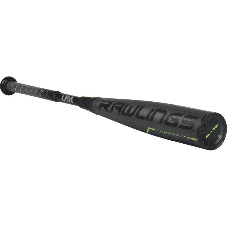 Rawlings 2019 Quatro Pro USA Youth Full Composite Baseball Bat, 30