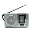 GPX Compact Portable AM/FM Radio with Aux-in, Digital Clock, and ...