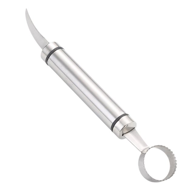 CAIROYAR Abridor de granadas, cortador de frutas, accesorio para granadas, mango de acero inoxidable fácil de usar, herramienta afilada