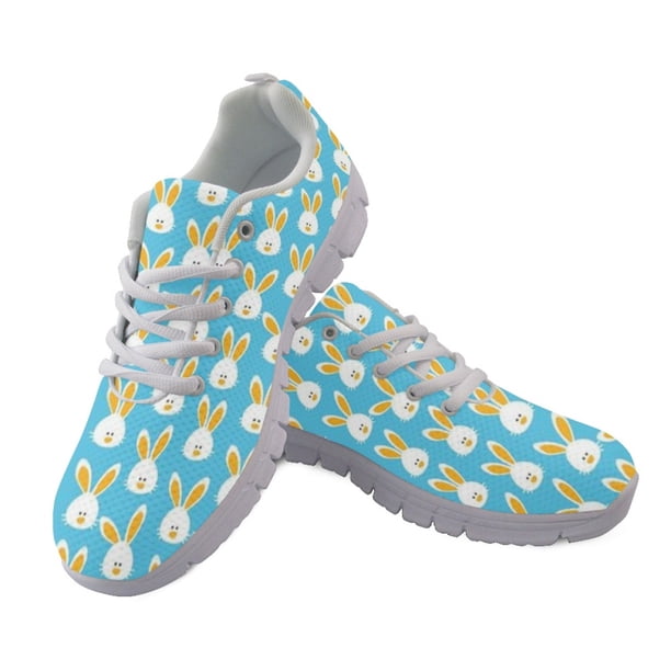 Zapatos planos de malla de aire cómodos de verano para mujer con dibujos de conejos, zapatillas ligeras antideslizantes para exteriores, regalos, calzado