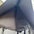 thumbnail image 6 of Hassch 10x10ft Patio Garden Gazebo Canopy Outdoor Gazebo Tent With Curtains, Gray, 6 of 10