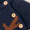 thumbnail image 6 of Kiapeise Newborn Baby Girl Knitted Romper Jumpsuit Overall Sweater Warm Winter Autumn Wool Xmas Clothes, 6 of 8