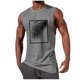 thumbnail image 1 of Hombres Moda Casual Impresión Suéter Cuello Redondo Deportes Tanque sin Mangas para el Uso Diario Al Aire Libre, 1 of 5