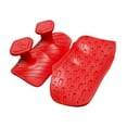 thumbnail image 3 of Almencla 2 Pcs Gants de Musculation Sans Doigts pour Musculation Gym Rouge, 3 of 8