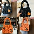 thumbnail image 4 of FENOHREFE Woven Handbag Unique Holiday Bag Suitable for Halloween Lovers and, 4 of 8
