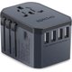 thumbnail image 1 of Adaptador de viaje EPICKA TA-105 universal con USB-C y 4 USB-A, 1 of 7