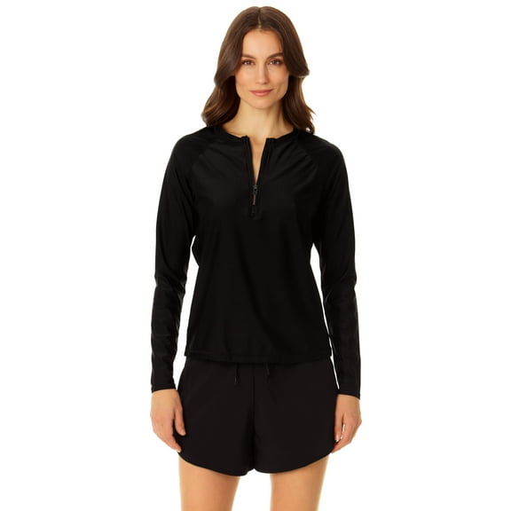 Coppersuit - Women's Zip Long Sleeve Rashguard Top