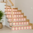 thumbnail image 5 of Mi Alma Red Yellow Floral Peel & Stick Tiles - Vinyl Backsplash 8x8, 5 of 11