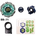 thumbnail image 2 of 6 Pack Bey Burst Battling Tops Metal Fusion Starter Set with 2 Launchers & Stickers for Kids, 2 of 5