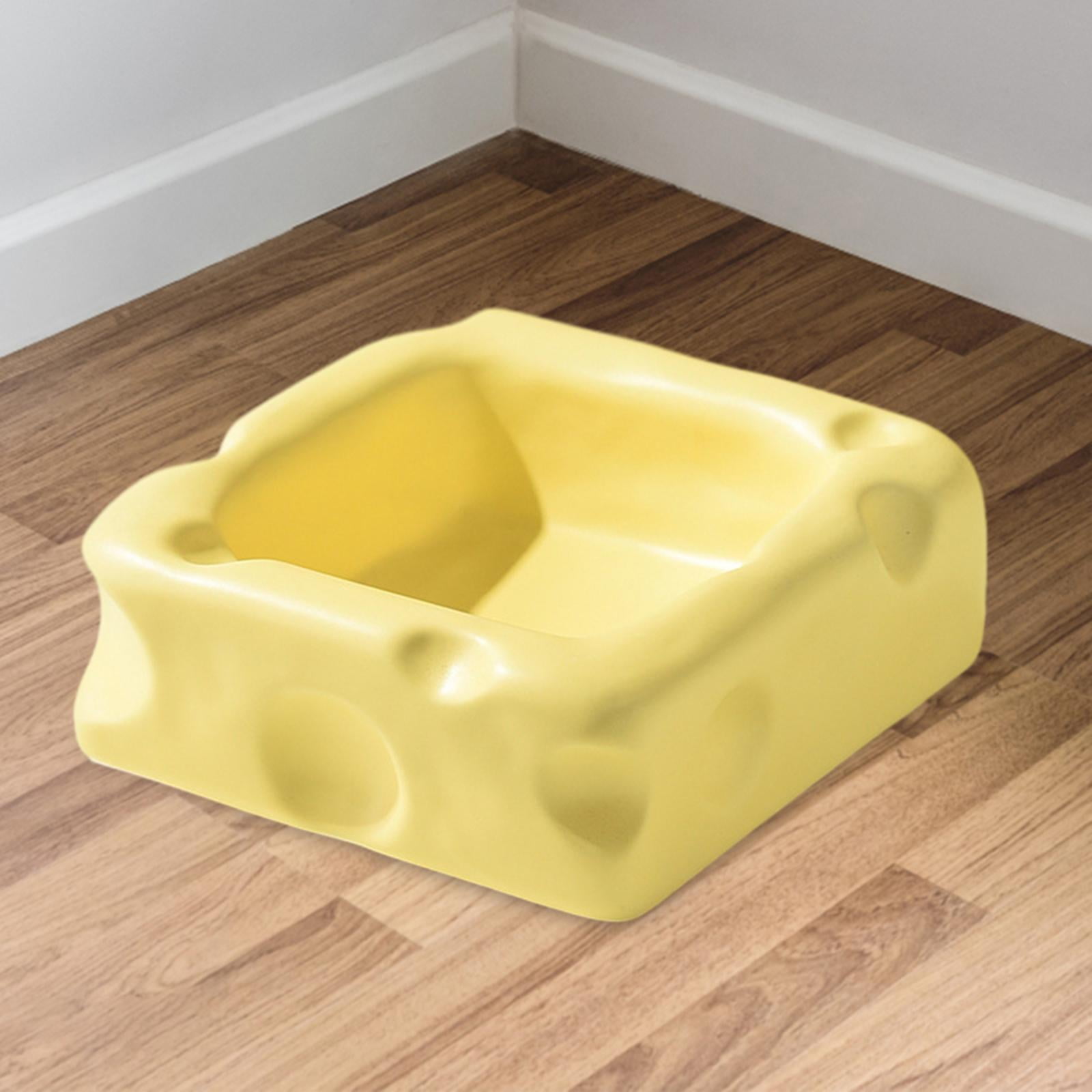 Fzaqwen Ceramic Cat Bowl No Black Chin Easily to Clean Anti Slip Dog Slow Feeder Bowl