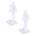 thumbnail image 1 of 4Pcs Plastic Toilet Seat Hinge Bolt Screw with Nuts Set 27x27mm(Random Screw Style), 1 of 7