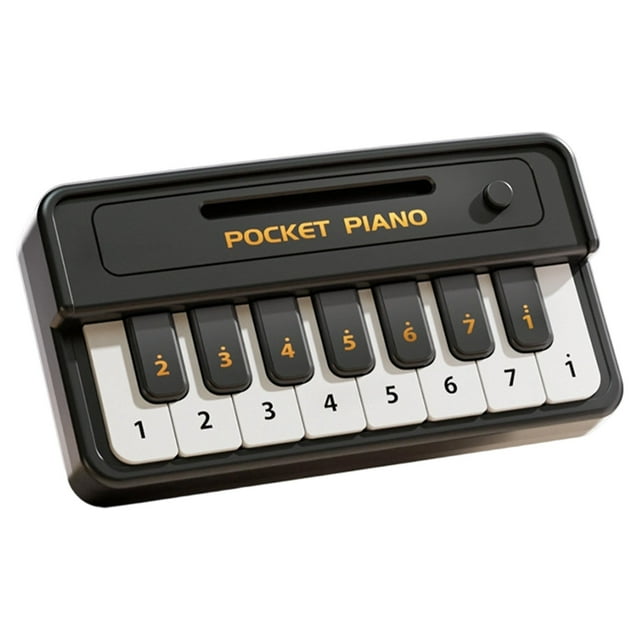 Pocket Sized Electronic Keyboard Piano, Portable Mini Keyboard for Beginners And Music Learning, Fun Educational Toy with Lightweight Design for Travel And Home Play