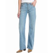 HUDSON Jeans womens Rose High-Rise Oak Wide Leg Jean, 24, Blue