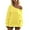 Yellow, variant on Women's Off-Shoulder Sweatshirt, Long Sleeve Oversized Pullover Top, Soft Stretchy Pure Color Casual Fashion Top for Spring Fall Winter, Trendy Y2K Style Loose Fit Daily Wear
