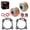 2PCS, variant on Oil Filter with Gasket & Spring Maintenance Kit for Honda CBR250R CBR300R CRF250L CRF300L Rebel 300 CB300F CB300R Street & Dual‑Sport Motorcycle Replaces OEM 15410‑KYJ‑902 (1pc)
