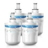 4 Pack Waterdrop DA29-00003G Replacement for Samsung Aqua-Pure Plus DA29-00003G, DA29-00003B, DA29-00003A, HAFCU1 Refrigerator Water Filter