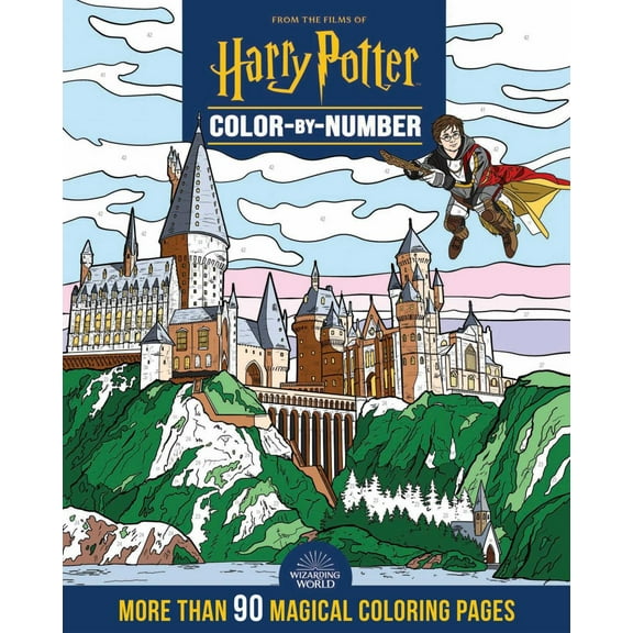 Harry Potter Color-By-Number, 192 pages (Paperback)