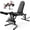 Black, variant on VIBESPARK Leg Extension and Curl Machine, 880LBS Adjustable Seated Leg Extension and Lying Curl Machine for Home Gym, Leg Workout Equipment for Lower Body Workouts