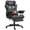 Black 028, variant on Massage Executive Office Chair with 6 Vibration Points, 400LBS Heated Big and Tall Office Chair with Foot Rest and Lumbar Support, Reclining Computer Desk Chair for Home Office, Gray