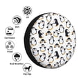 thumbnail image 4 of Fotbe Cute Penguins Funda de Llanta de Repuesto con Estampado, Engrosada, Ajuste Universal para Jeep, Remolque, RV, SUV, Camión-14 inch, 4 of 6