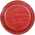 thumbnail image 3 of Hanna K. Signature Collection Assiettes Rondes de Fête-10 / Rouge / Lot de 50 Assiettes en Plastique, 10 Pouces, 3 of 3