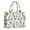White Dinosaurs Volcanoes-1, variant on Large Capacity Tote Bag,White Dinosaurs Volcanoes Leaves Pattern Handbag Fashion Luxury Tote Bag,15.7"x13"x 5.1" Inches,Laptop Compatible