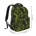 thumbnail image 2 of Fotbe Tropical Palm Leaves Fern Leaf Mochila Casual con Estampado para Escuela, Viajes y Actividades al Aire Libre - Duradera, Ligera y Cómoda, 2 of 5