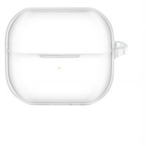 Headphone Transparent Case ​For Samsung Galaxy Buds 3 Pro/3 TPU Clear Case with Carabiner Drop-Proof and Dust-Proof Earbuds Case Full Protection Earphone Skin Case Accessories
