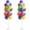 Bright, variant on Balloon Column Stand Kit Set of 2 White Backdrop Decoration for Wedding Shower Birthday Party