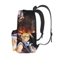 thumbnail image 3 of Yu-Gi-Oh Anime Unisex Laptop Backpack Large Capacity Daypack Shoulders School Bookbag Satchel Rucksack Travel Bag, 3 of 8