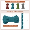 thumbnail image 2 of Uxcell Paracord Parachutes Cord Spool Survival Strong Rope String for Camping and Outdoor Activities Blue/Black, 2 of 7