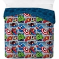 thumbnail image 2 of Marvel Comics Avengers Équipe de Combat Housse de Couette Double 100 % Coton, 2 of 6