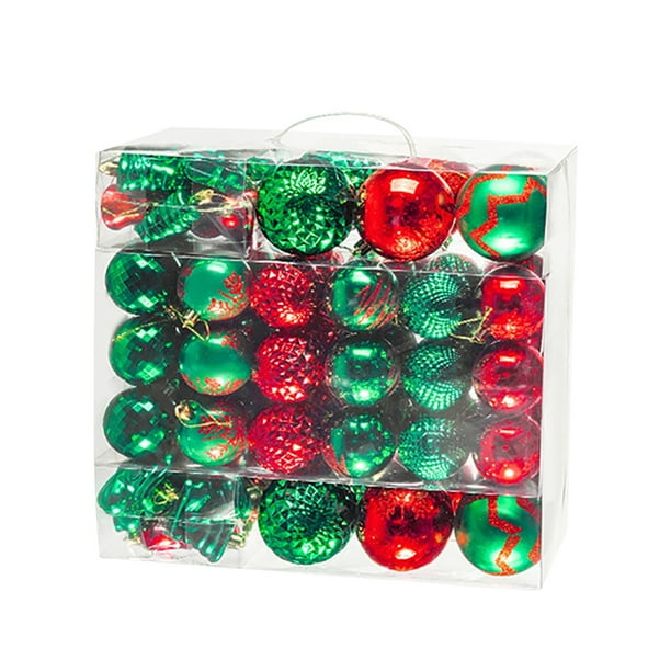 Adorno navideño brillante Wonderland de 116 piezas para interiores y exteriores, ideal para decorar el árbol de Navidad, bodas, cumpleaños, Halloween, Acción de Gracias y fiestas navideñas.