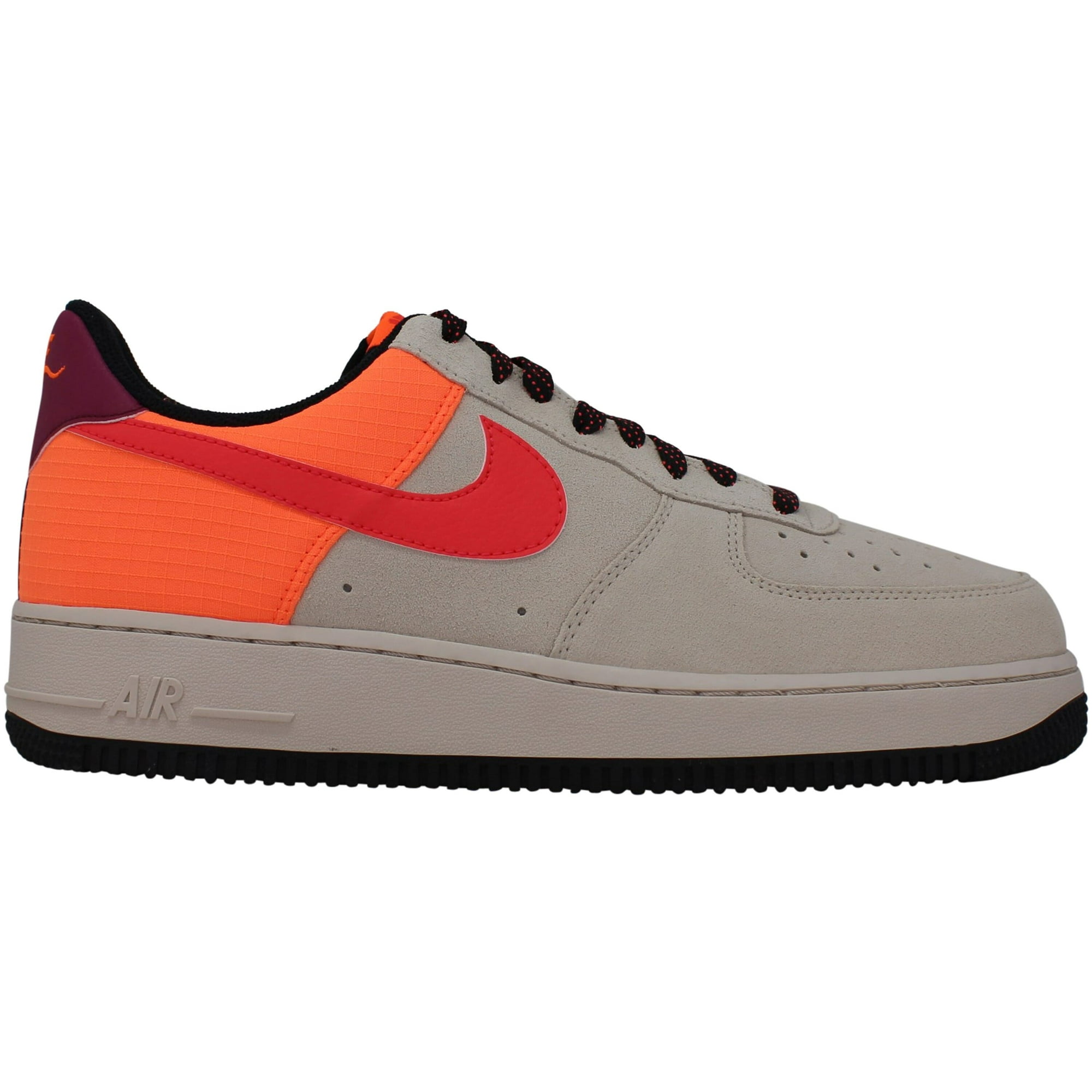 nike men air force 1 '07 lv8 lt orewood brn laser crimson