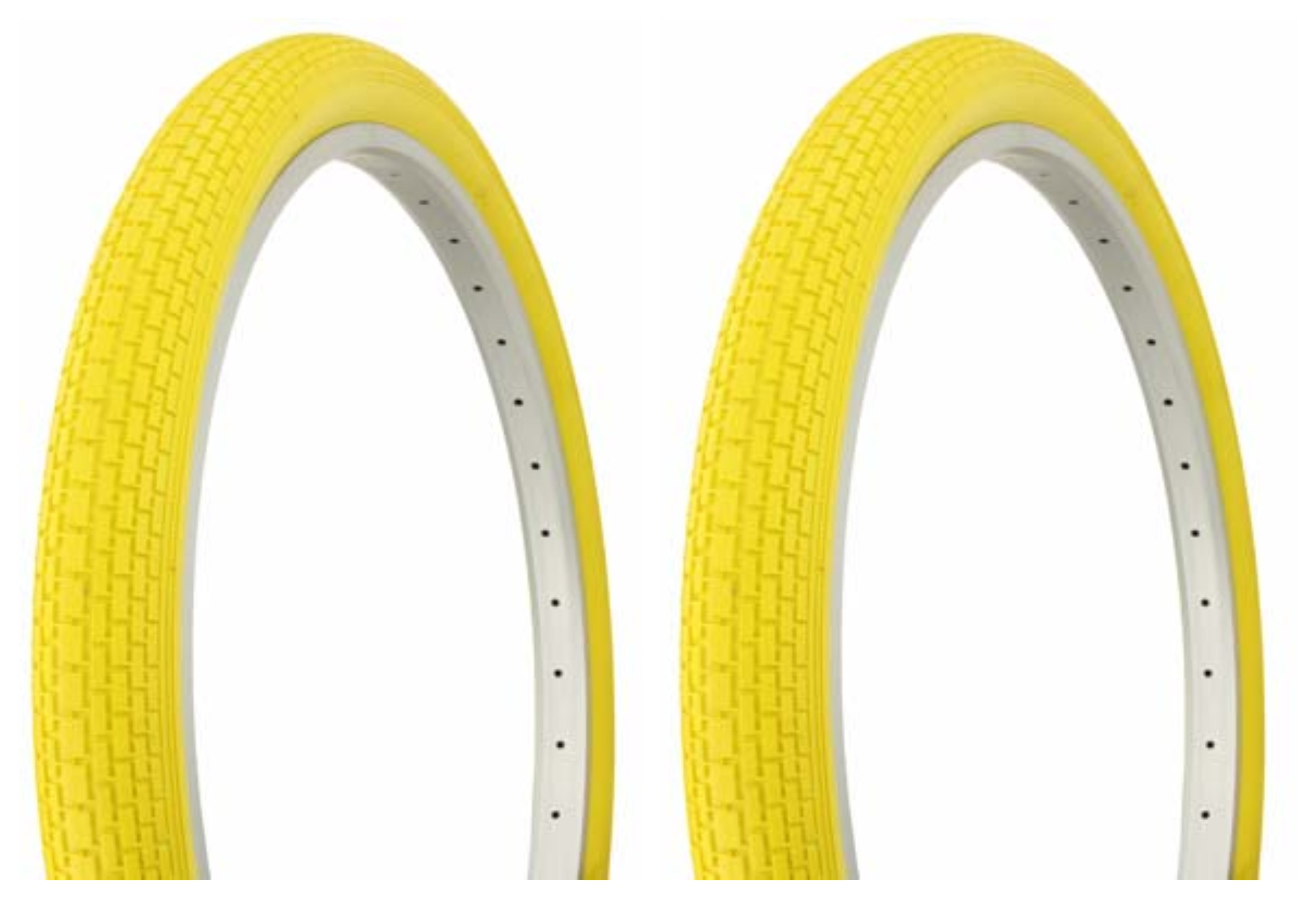 yellow bike wheels