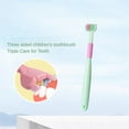 thumbnail image 2 of Three-dimensional Three-sided Toothbrush PBT Ultra-fine Soft Hair Adult Toothbrush Tongue Scraper Deep Cleaning Oral Care Toothbrush, 2 of 3