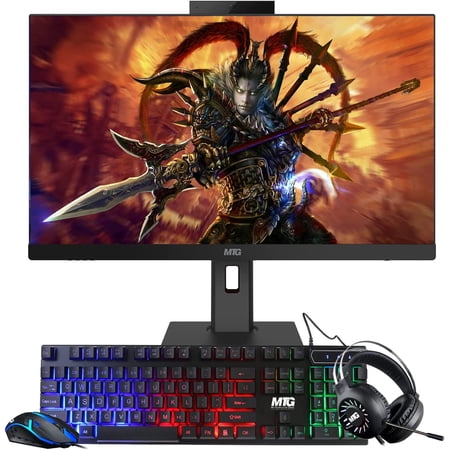 Gaming All in one PC 24 inch FHD Touchscreen  MTG Yama  Intel Core i5 10th Gen  8GB RAM  240GB NVME | 2TB SSD  NVIDIA GT 730 4GB DDR3 Graphics  Webcam  RGB Combo  Windows 11 Home
