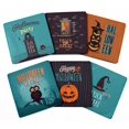 thumbnail image 1 of Inkdotpot Set of 6 Drink Coasters Easy Clean 4-inch SquareCoastersCork Base,Reusable,Halloween, 1 of 8