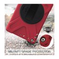 thumbnail image 4 of KIQ iPad 5th 6th Gen Case, Heavy Duty Shockproof Cover Screen Protector for Apple iPad 9.7 2017 2018 [Red], 4 of 15