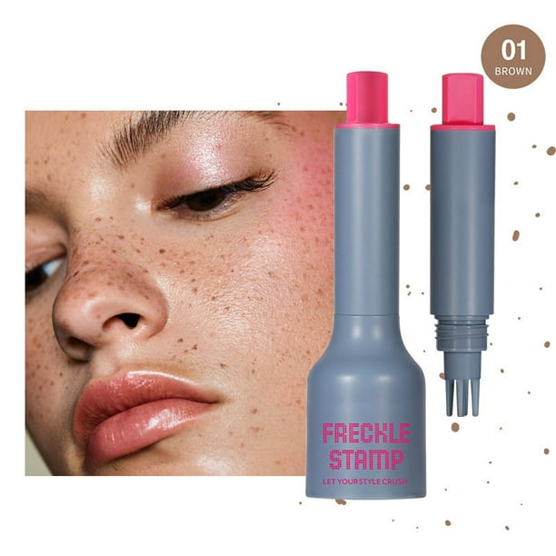 Lápiz de pecas simulado natural para una fácil aplicación y un maquillaje duradero.