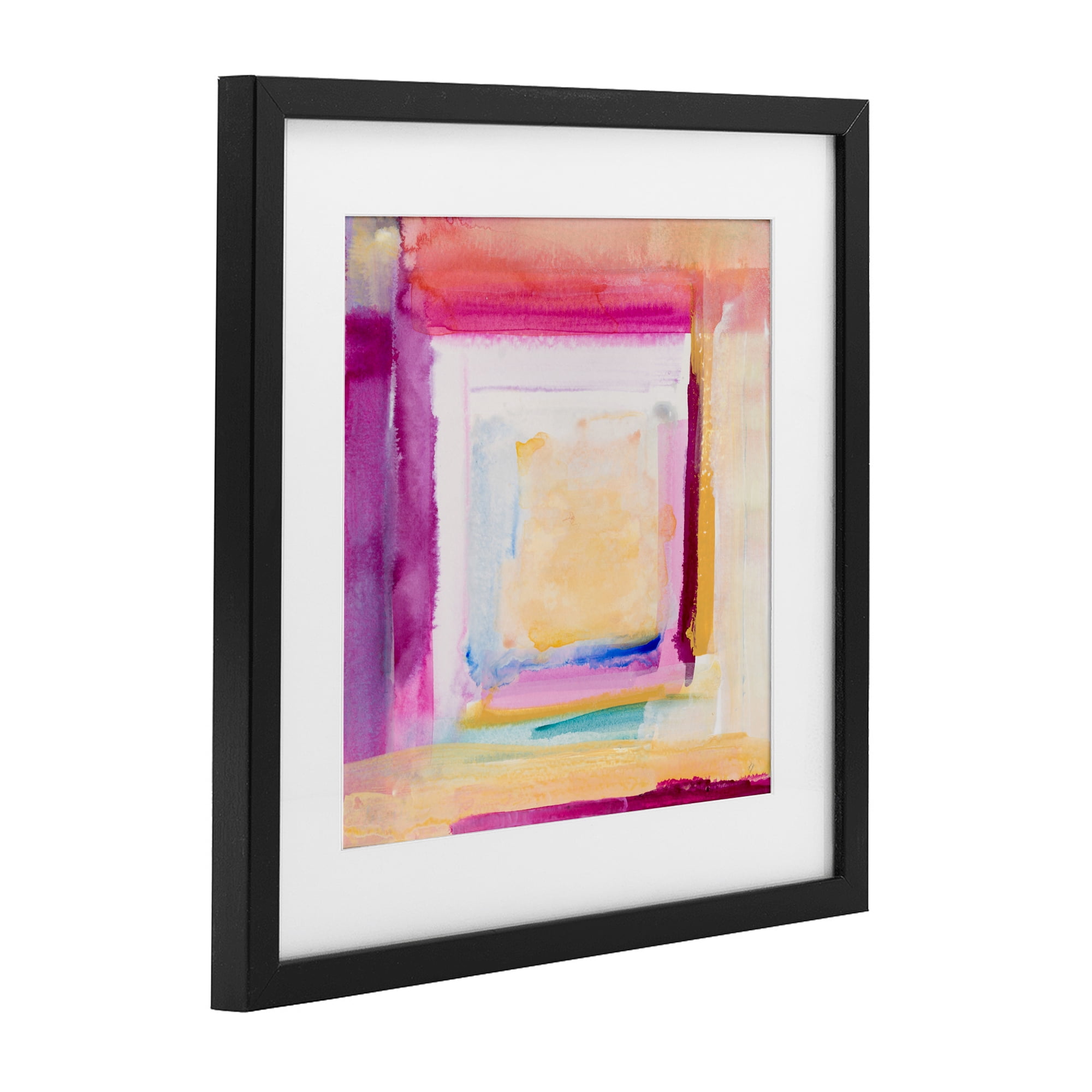 Stupell Industries Vibrant Layers New Day Black Framed Print Under Glass, design by Lanie Loreth