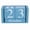 Blue, variant on LAZIOEGR Vintage Wooden Calendar Desktop Wood Block Month Date Display Home Office Decoration Black 3.7 inches / 9.4 cm